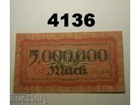 Germany 5 million marks 1923 Württembergische Notenbank