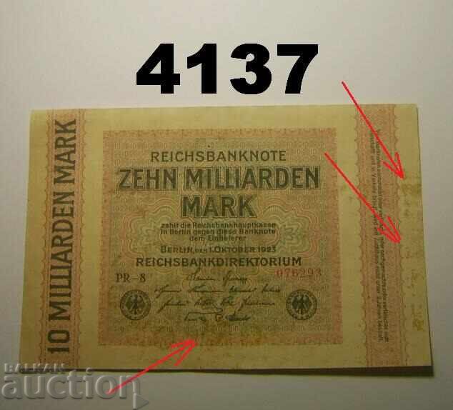 Germania 10 miliarde mărci 1923 Berlin