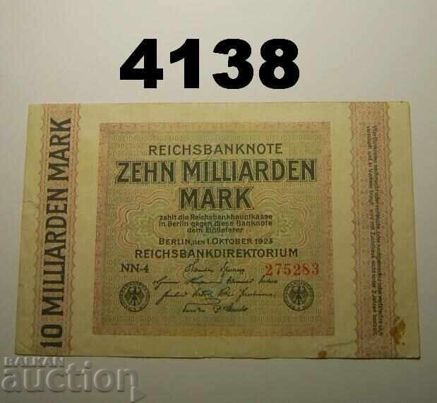 Germania 10 miliarde mărci 1923 Berlin