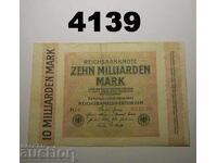 Germany 10 billion marks 1923 Berlin