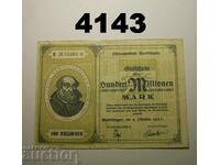 Waiblingen 100 milioane marci 1923 Germania