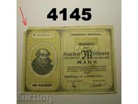 Waiblingen 100 milioane marci 1923 Germania