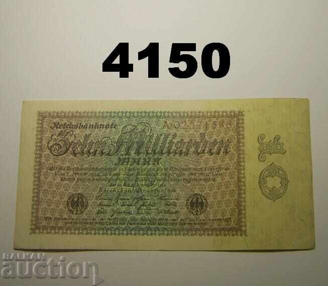 Germany 10 billion marks 1923 Berlin