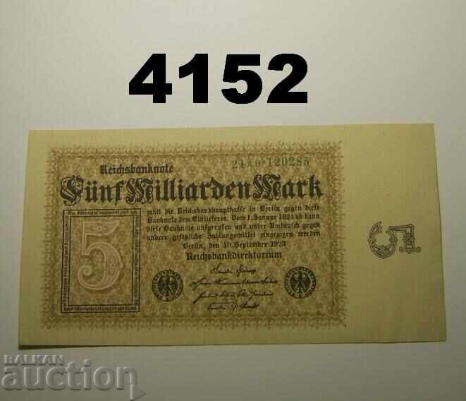 Germania 5 miliarde mărci 1923 Berlin