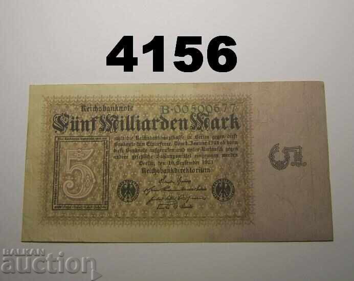 Γερμανία 5 δισεκατομμύρια μάρκα 1923 Βερολίνο