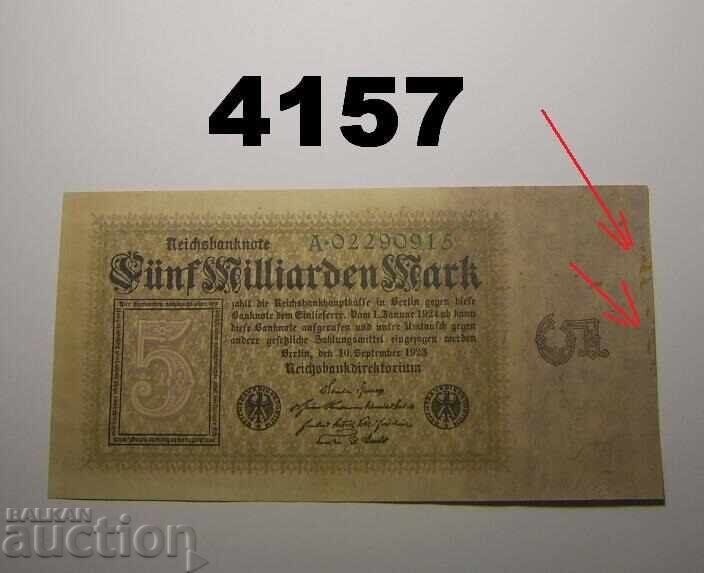 Germania 5 miliarde mărci 1923 Berlin
