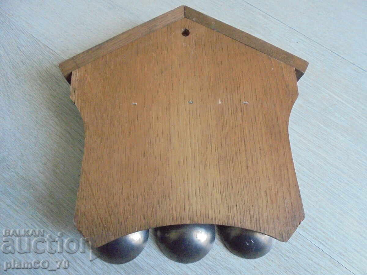 No. 8577 Old collectible Zinn spoon set - 6