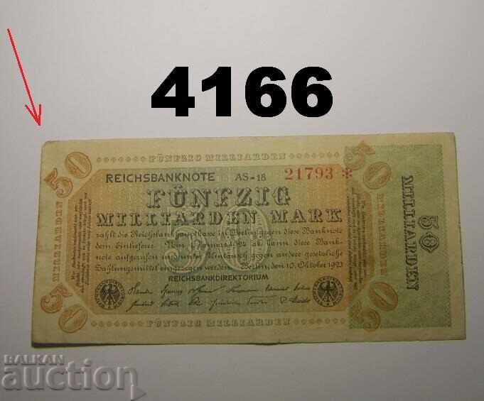 Germany 50 billion marks 1923 Berlin