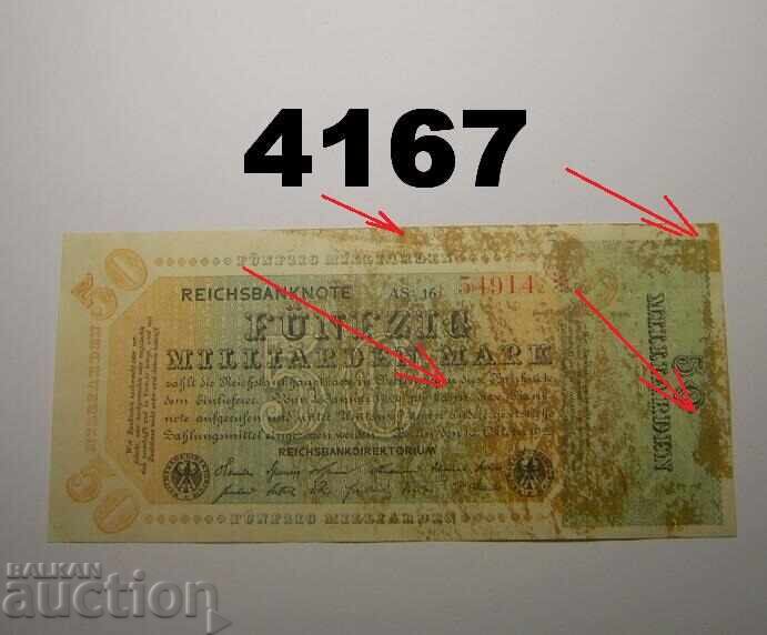 Γερμανία 50 δισεκατομμύρια μάρκα 1923 Βερολίνο