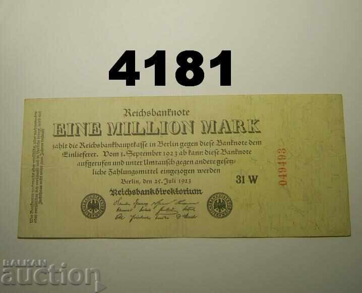 Germany 1 million marks 1923
