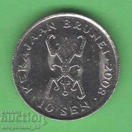 (¯`'•.¸   10 sen 2008  BRUNEY UNC-  ¸.•'´¯)