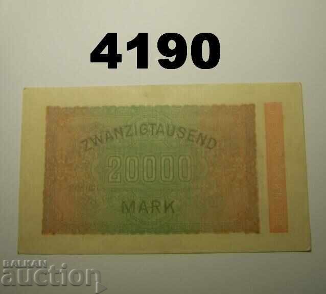 Germania 20000 de mărci 1923 cu preț € 1.50 | 2.93 BGN