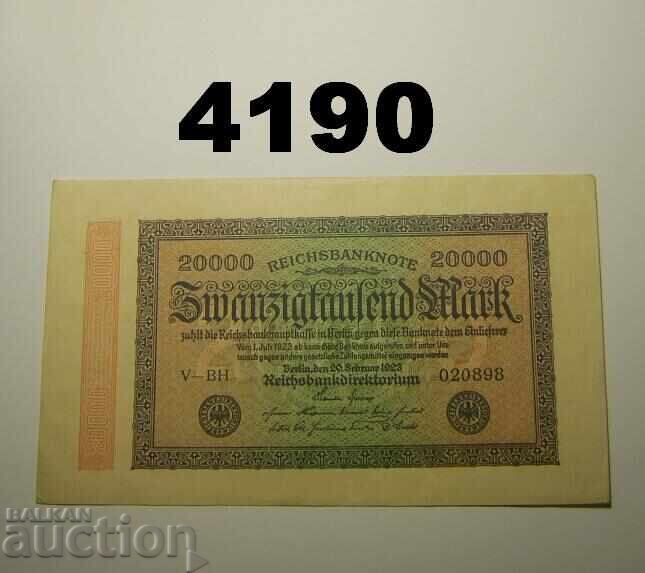 Germania 20000 de mărci 1923