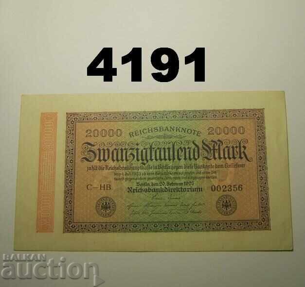 Германия 20000 марки 1923