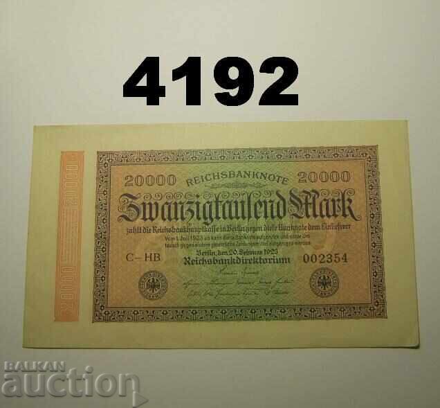 Germany 20000 marks 1923