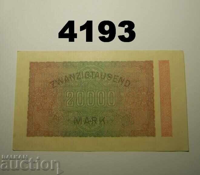 Germania 20000 de mărci 1923 cu preț € 2.00 | 3.91 BGN