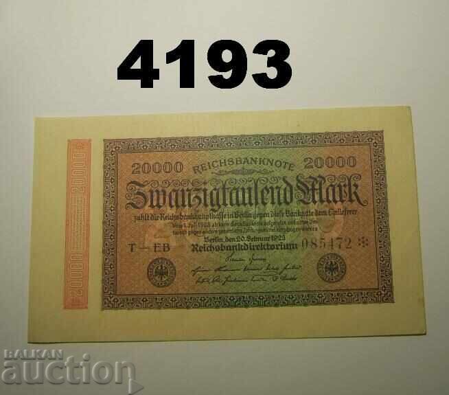 Germania 20000 de mărci 1923
