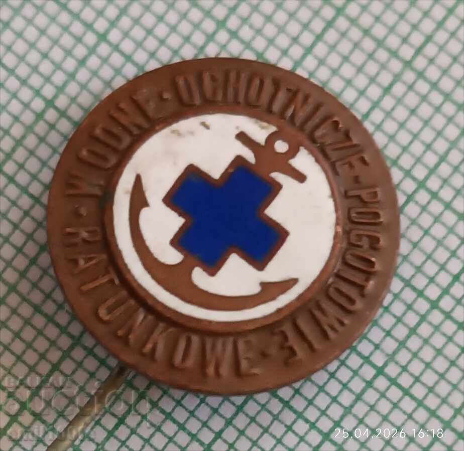 Insignă - Serviciul voluntar de salvare acvatică WOPR Polonia cu preț € 3.00 | 5.87 BGN