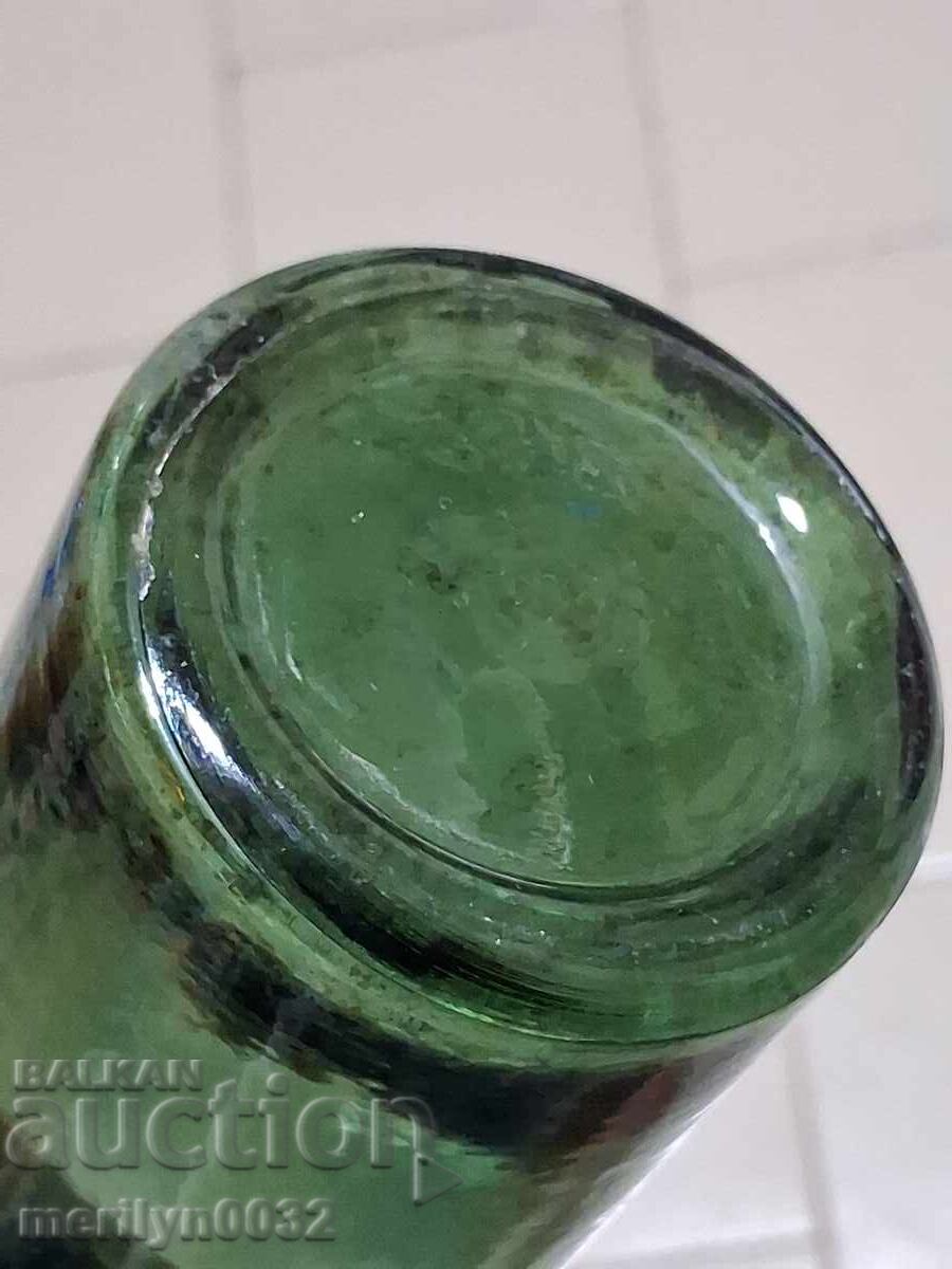 Old glass bottle Kingdom of Bulgaria - 5