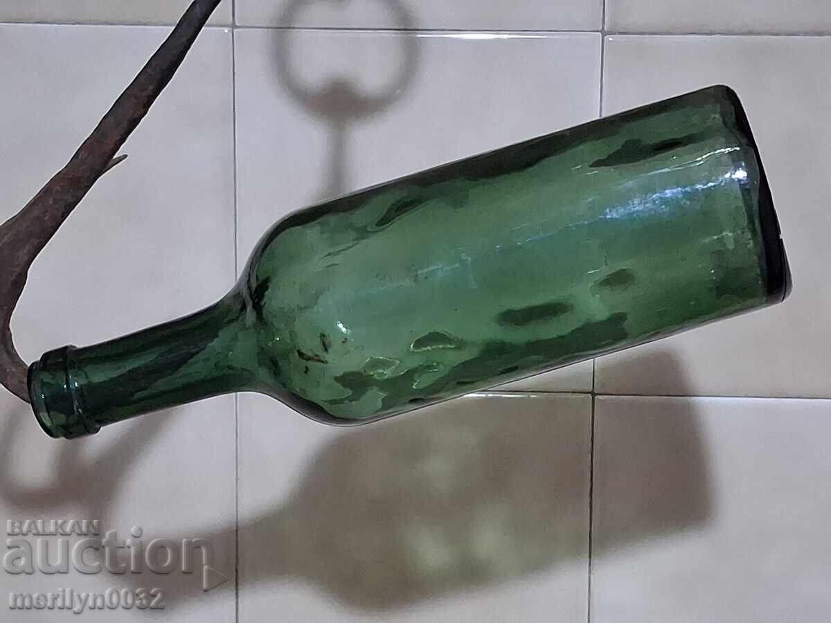 Old glass bottle Kingdom of Bulgaria - 7