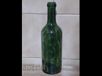 Old glass bottle Kingdom of Bulgaria