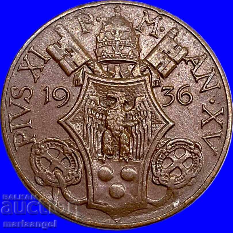 Δημοπρασία 10 Τσεντεσίμι 1936 Βατικανό - σπάνια χρονιά