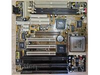 Placă de bază retro funcțională Shuttle HOT-591P 2.x cu K6-2/266