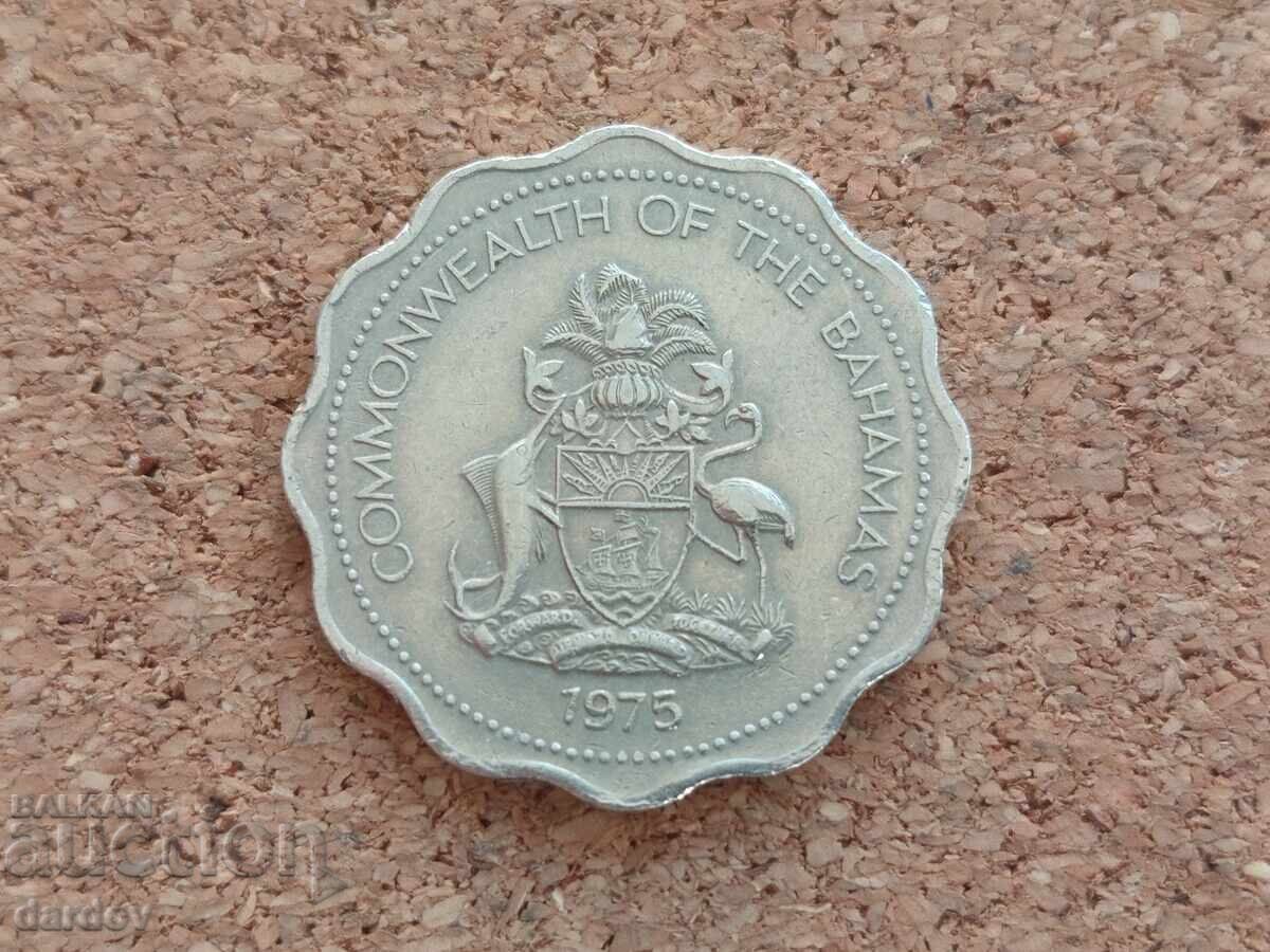 Insulele Bahamas, 10 cenți 1975 cu preț € 0.90 | 1.76 BGN