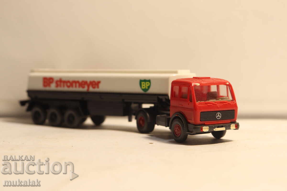 Livrarea WIKING H0 1/87 BP MERCEDES CAMION CISTERNĂ MODEL MAȘINUȚĂ