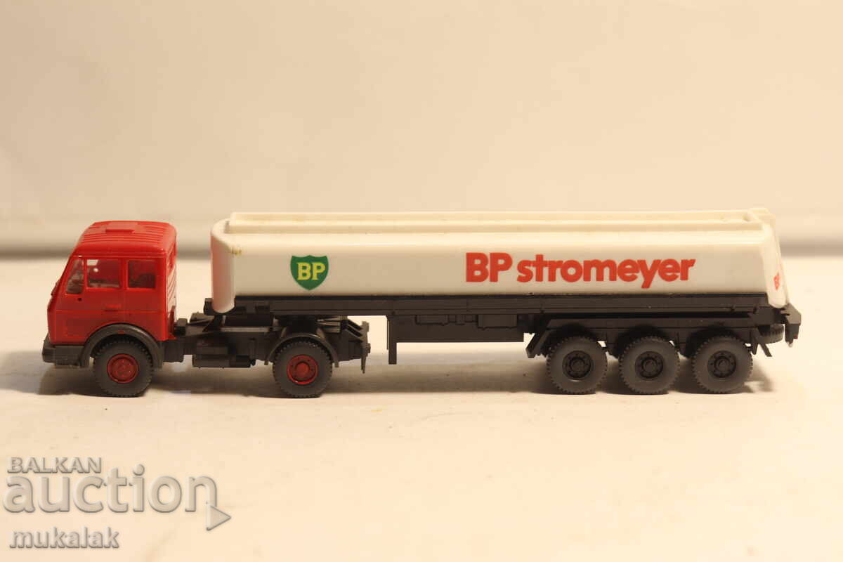 WIKING H0 1/87 BP MERCEDES CAMION CISTERNĂ MODEL MAȘINUȚĂ