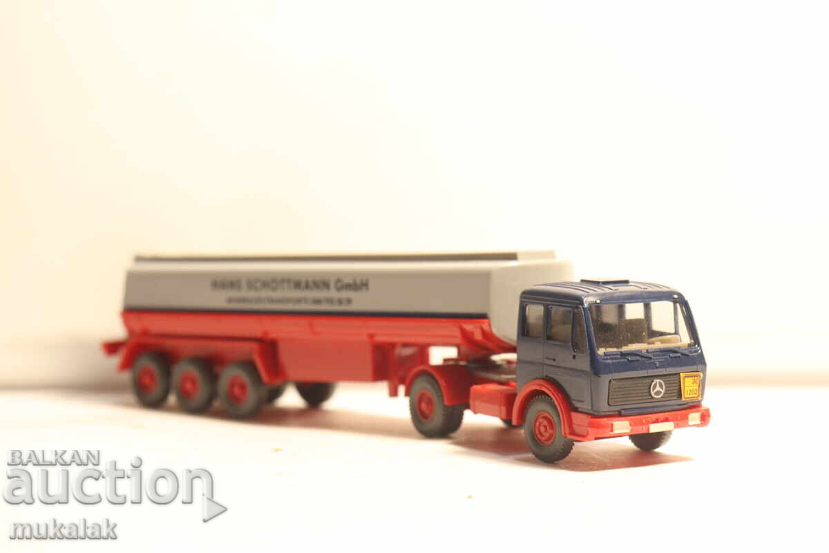 WIKING H0 1/87 MERCEDES CAMION CISTERNĂ MODEL MAȘINUȚĂ - 5