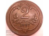 Αυστρία 2 χέλια 1897