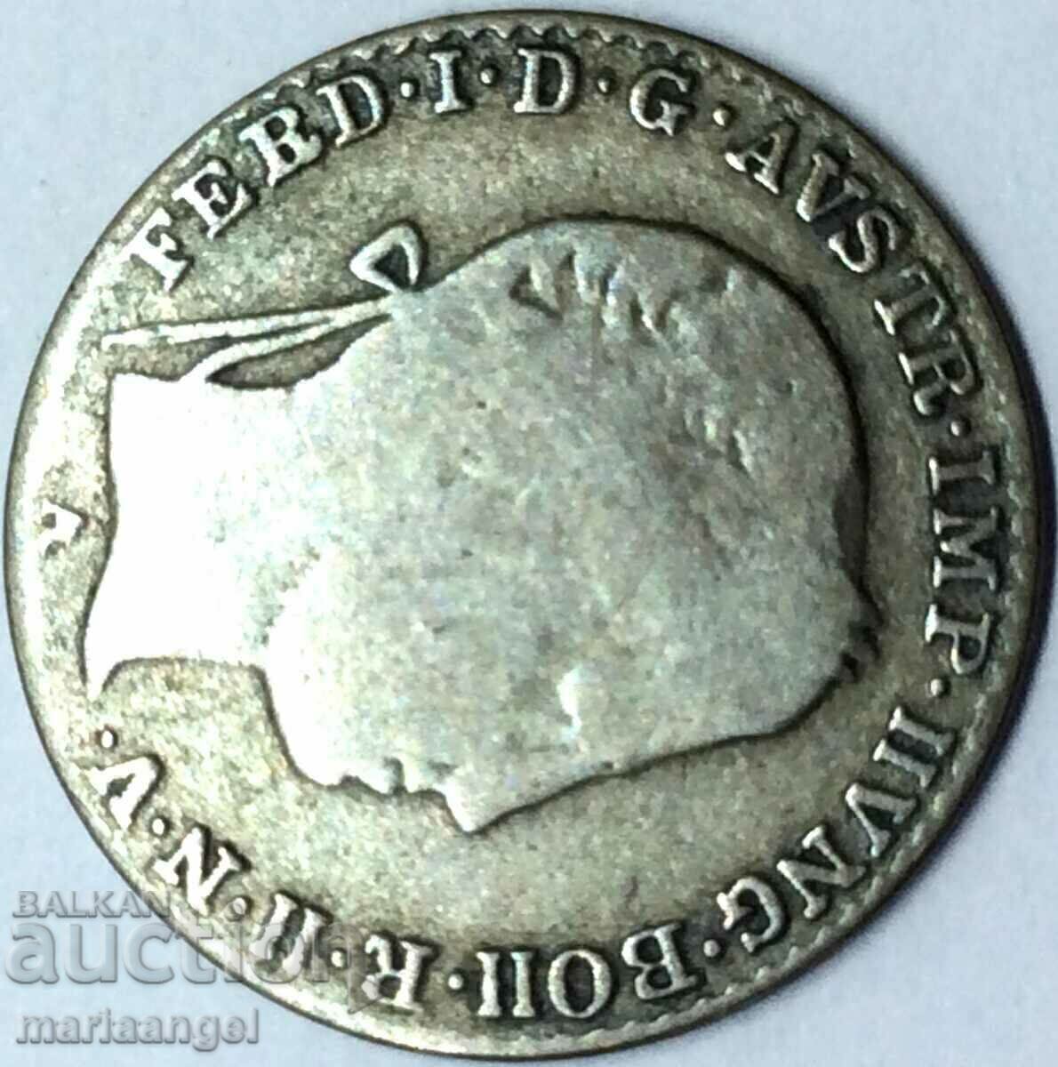 3 Kreuzers 1844 Austria A-Viena Ferdinand I - excl. rar - 5