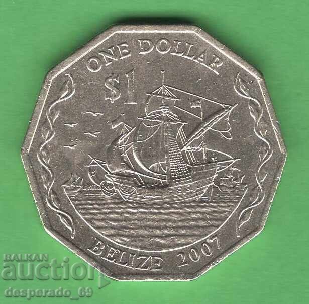 (¯`'•.¸ 1 dolar 2007 BELIZE ¸.•'´¯) (¯`'•.¸ 1 dolar 2007 BELIZE ¸.•'´¯)