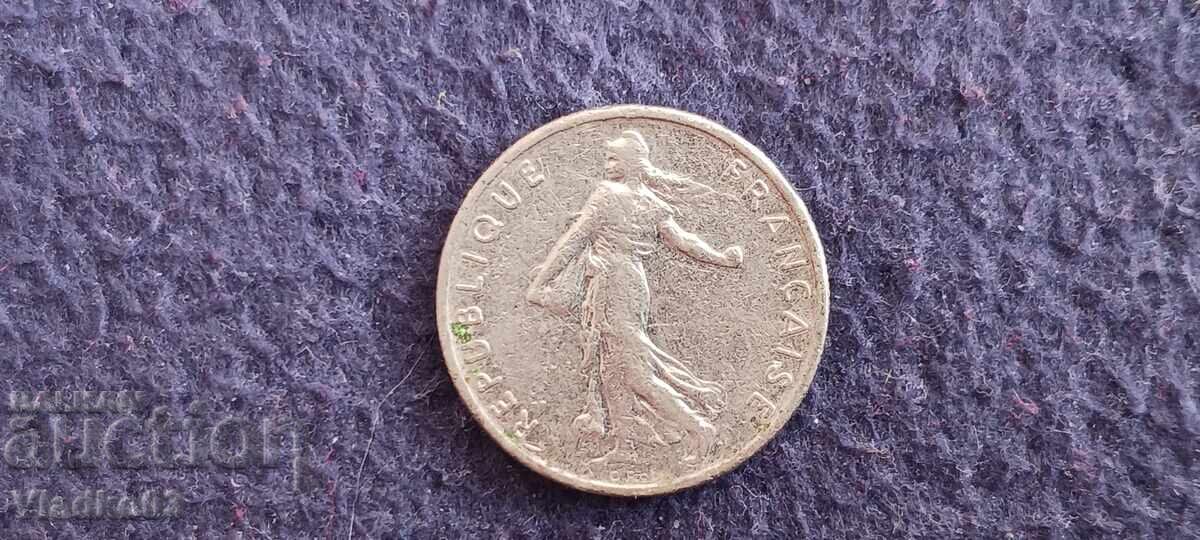 Franța 1/2 franc 1967 cu preț € 0.24 | 0.47 BGN