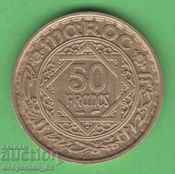 (¯`'•.¸ 50 franci 1952 MAROC UNC- ¸.•'´¯)