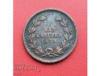 Germania-Baden-1 Kreuzer 1829