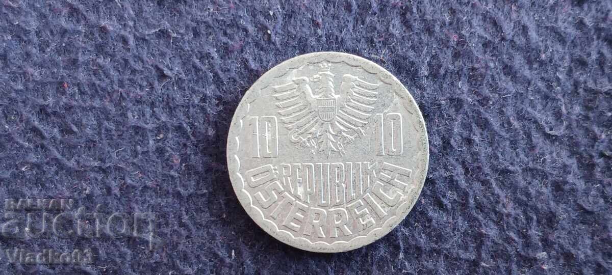 Austria 10 groși 1991 cu preț € 0.01 | 0.02 BGN
