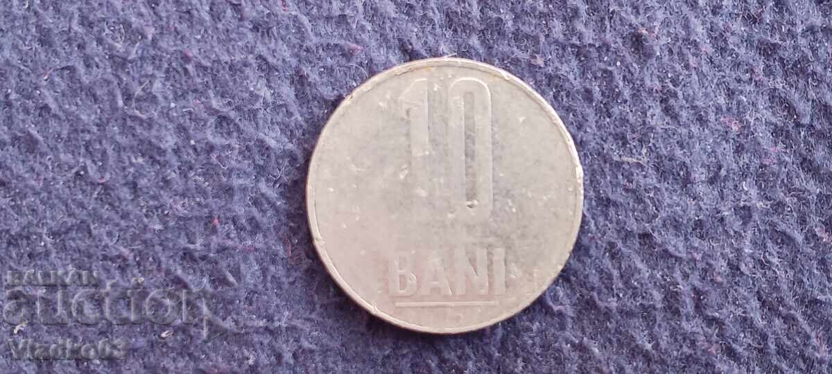 Румъния 10 бани 2010 с цена € 0.01 | 0.02 лв.