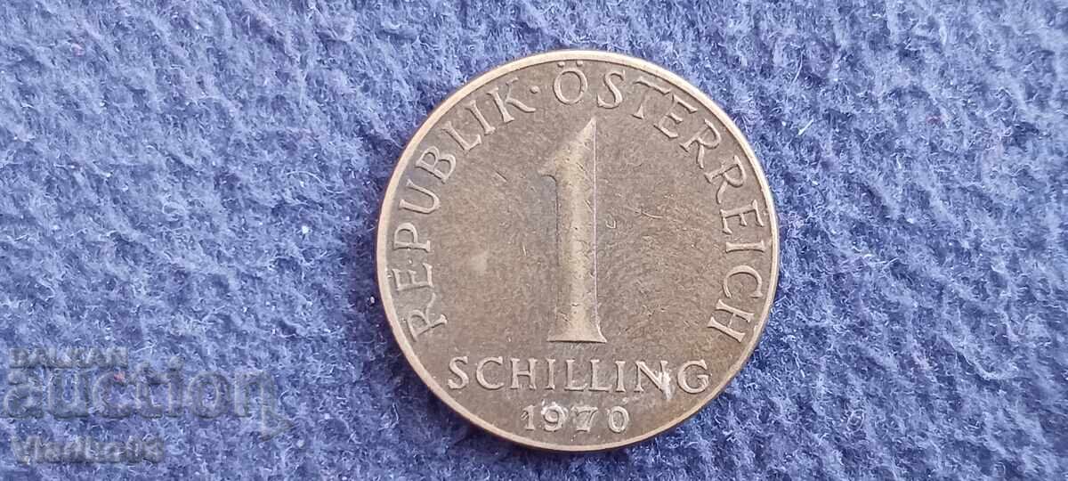 Austria 1 șiling 1970