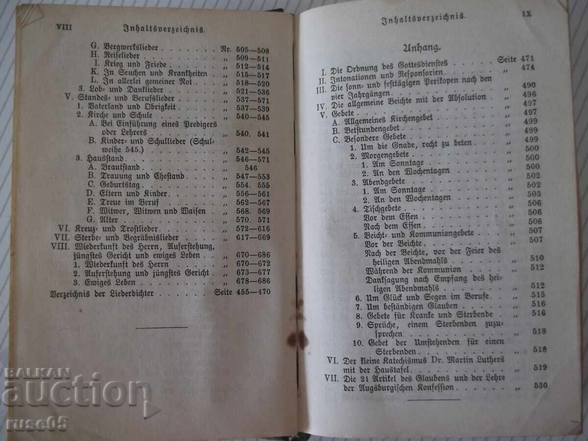 Carte "Gesangbuch für die evangelisch-lutheris...."-540 pag - 5