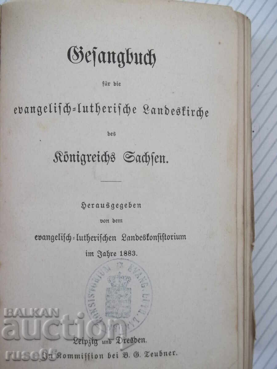 Carte "Gesangbuch für die evangelisch-lutheris...."-540 pag