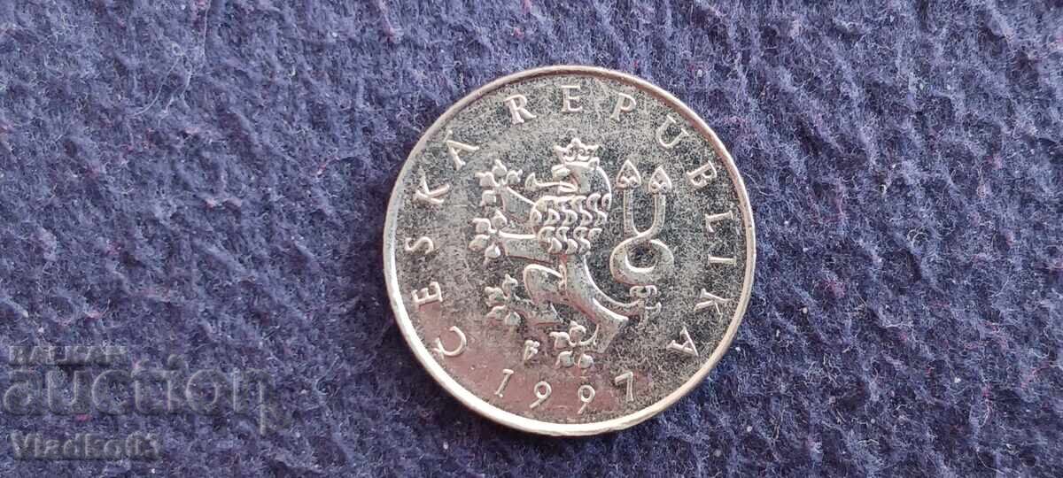 Cehia 1 coroană 1997 cu preț € 0.01 | 0.02 BGN