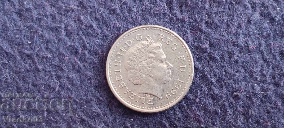 Marea Britanie Anglia 5 pence 1999 cu preț € 0.01 | 0.02 BGN