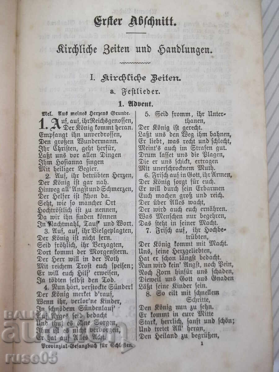 Carte „Gesangbuch für evangelische Gemeinden Schle....”-520 pag - 6