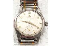 Винтидж часовник Certina. Двоен корпус. 1959 г. Работи