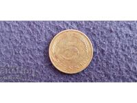 Γερμανία 5 πένιγκ 1980 J