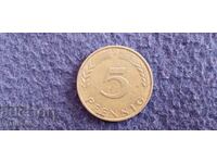 Germania 5 pfennig 1970 F