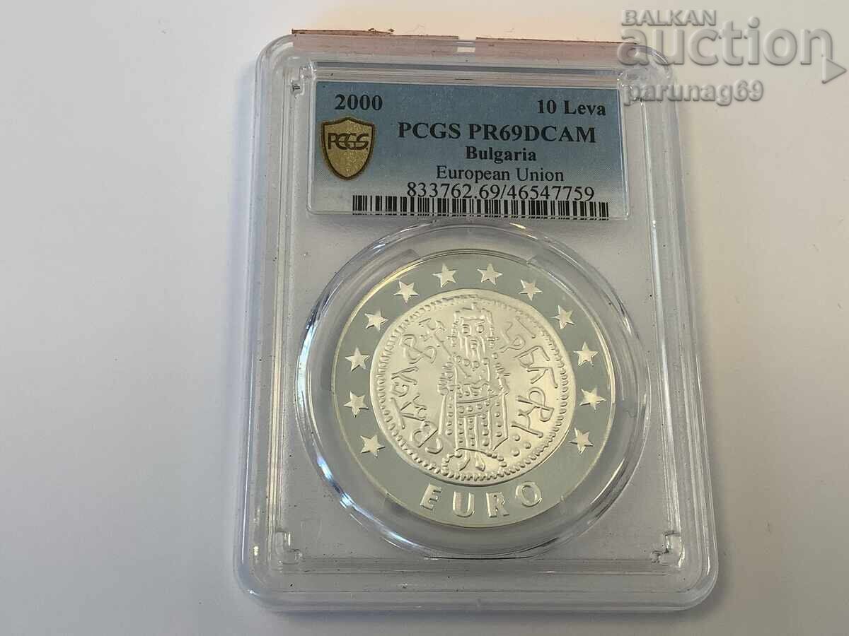 Bulgaria 10 leva 2000 PCGS PR69DCAM - TOP GRADE Bulgaria 10 leva 2000 PCGS PR69DCAM - TOP GRADE