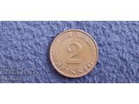 Germania 2 pfennigi 1964 F aUNC